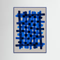 Blue Wood The Grid 5 Poster