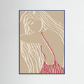 The summer girl Poster – poster and art print