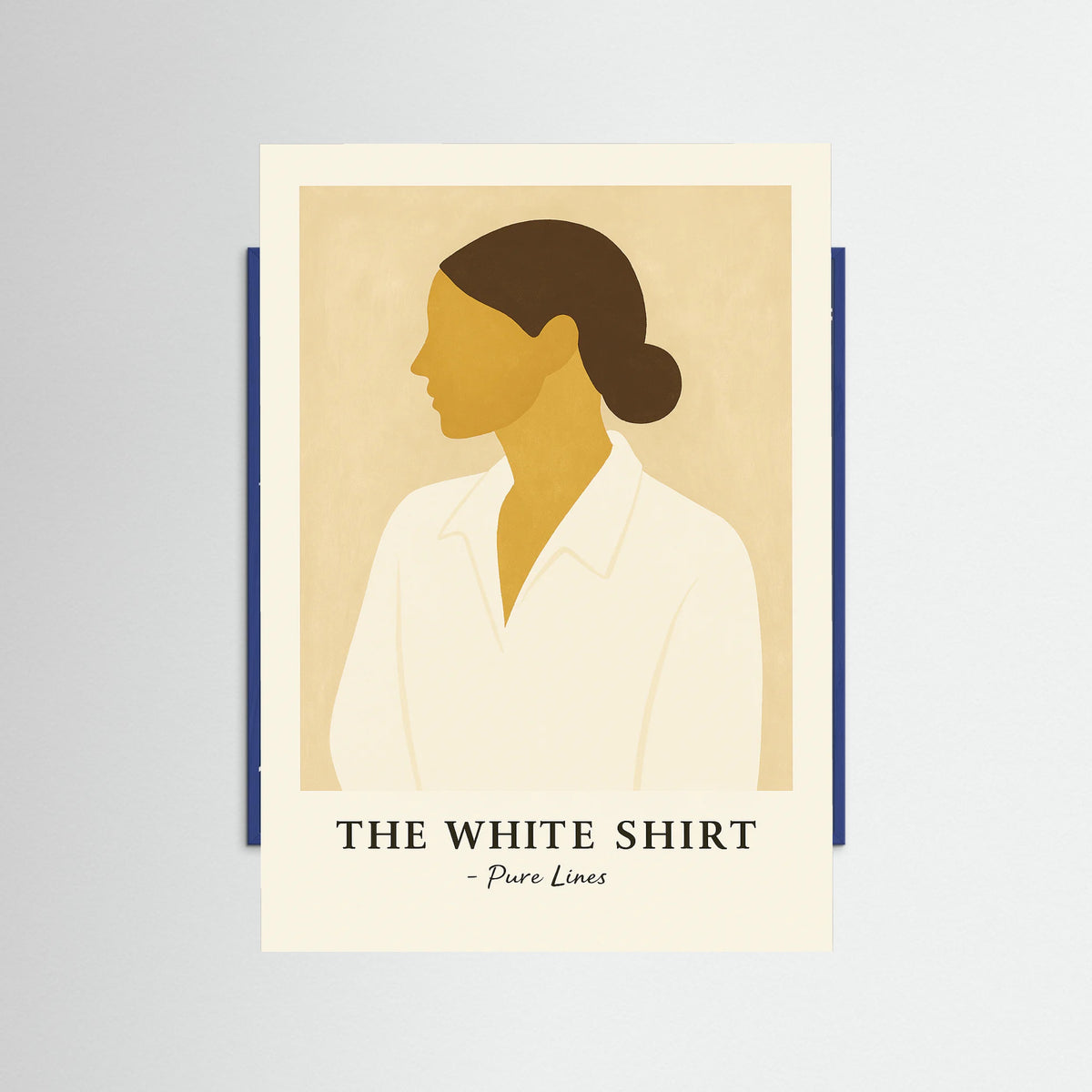 Blue Wood The white shirt