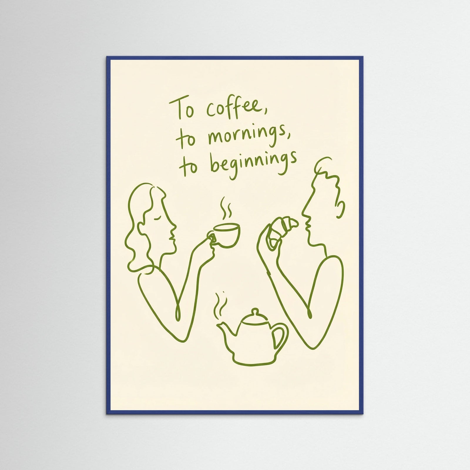 Blue Wood Toast to Life