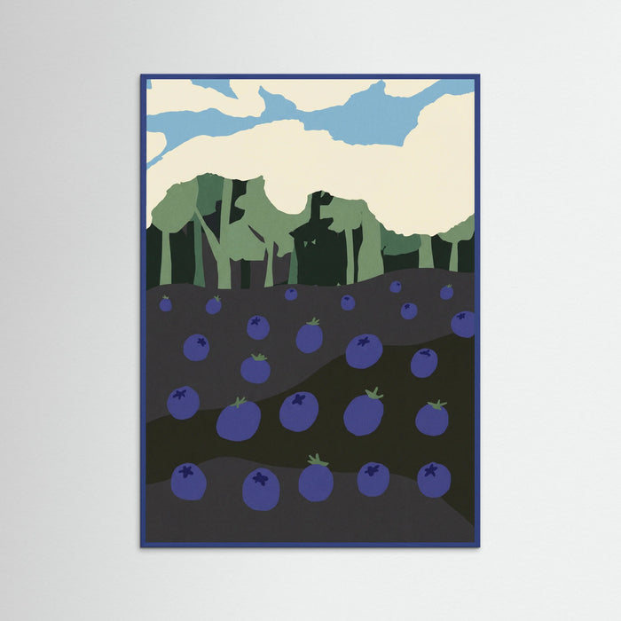 Blue Wood Tomato Harvest Field
