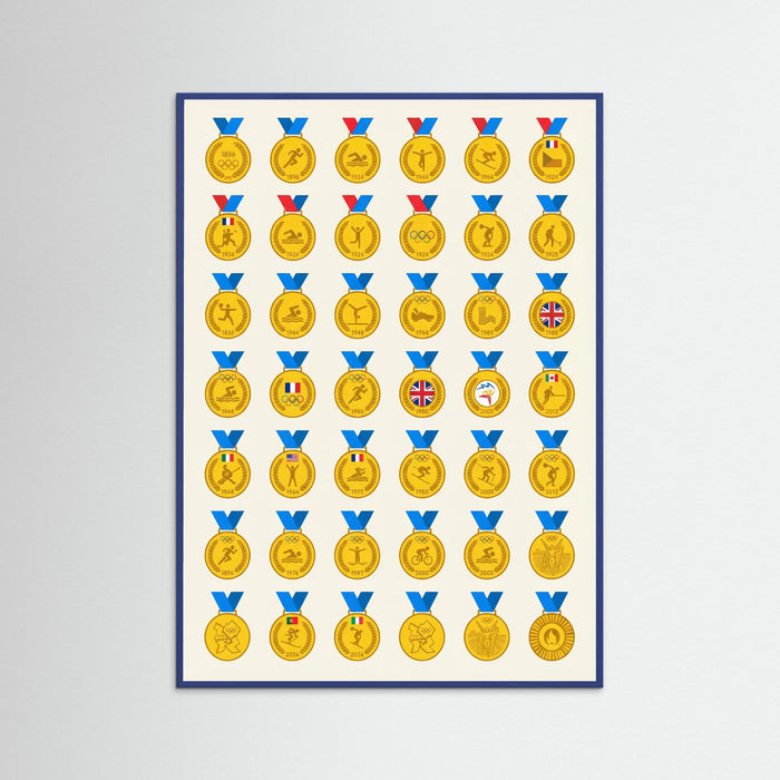 Tour de France Jerseys – poster och konsttryck