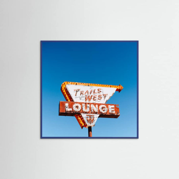 Blue Wood Trails West Lounge Poster