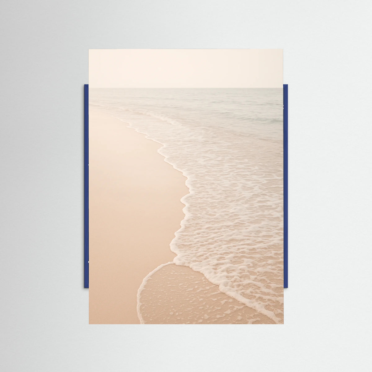 Blue Wood Tranquil Waves