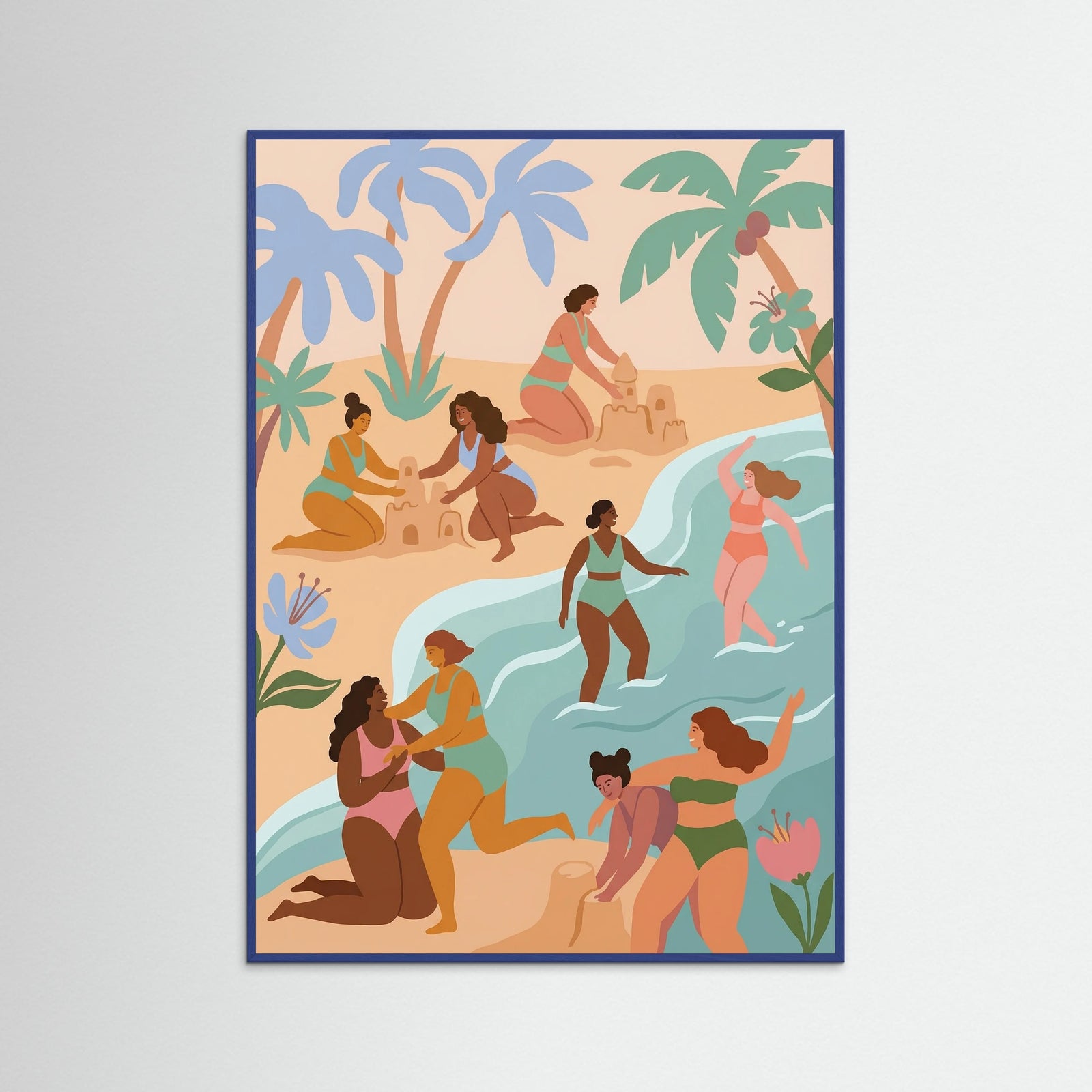 Blue Wood Tropical Rhythm