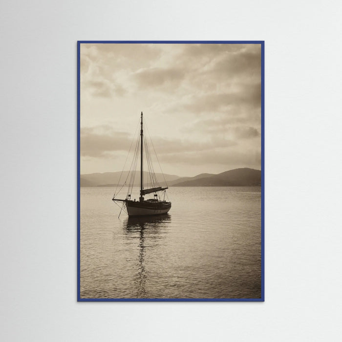 Blue Wood Tropical Solitude