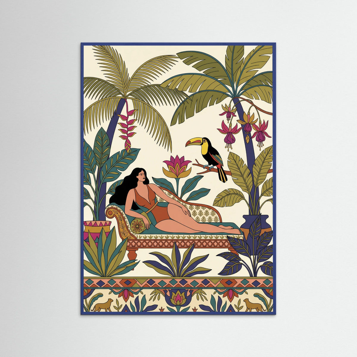 Blue Wood Tropicana Dreams