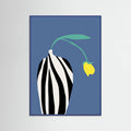 Poster Tulip In Zebra Striped Vase – poster e stampa artistica