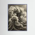 Blue Wood Turbulent Visage
