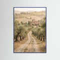 Blue Wood Tuscan Archway