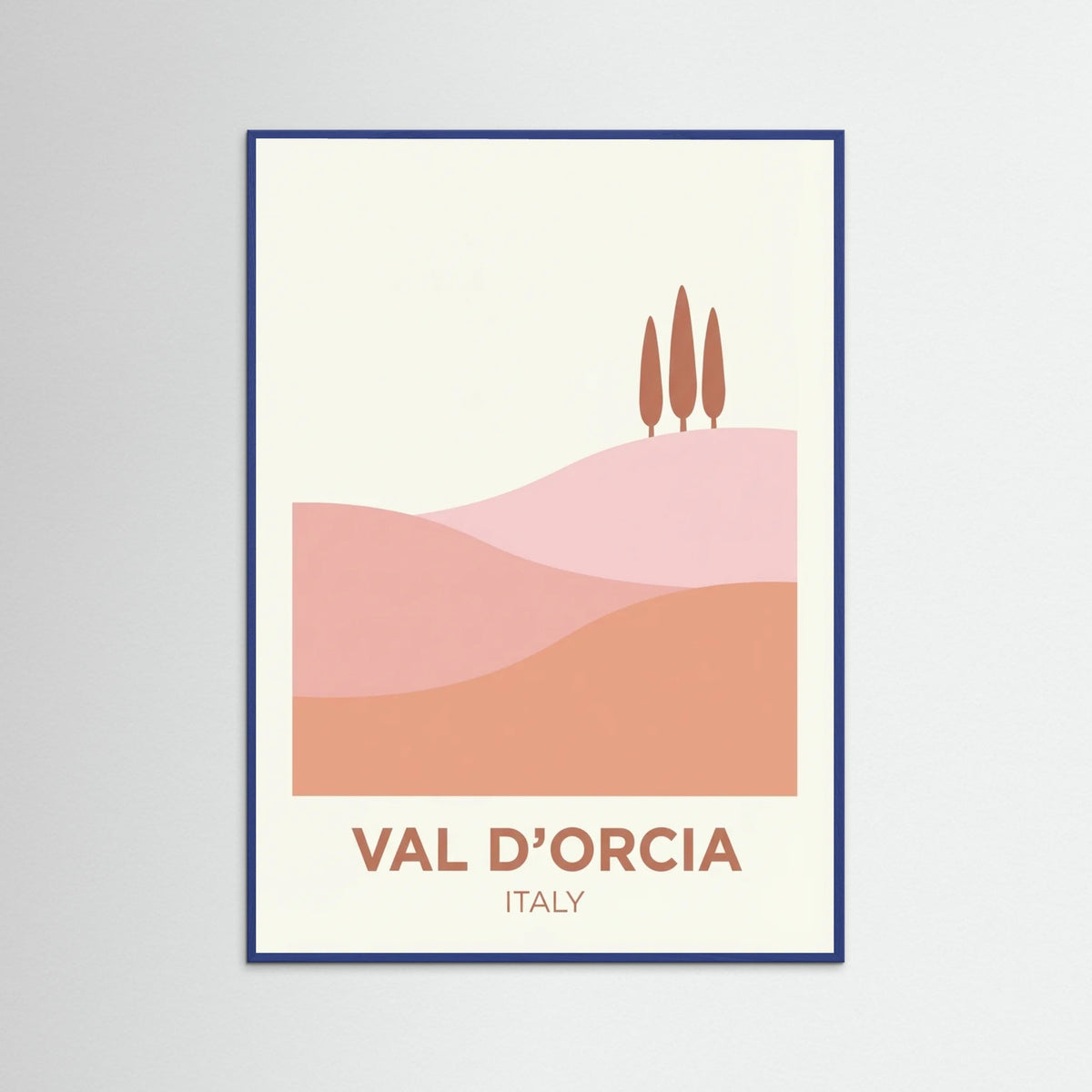 Blue Wood Tuscan Bloom