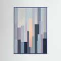 Blue Wood Twilight Grid