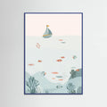 Under the Blue Sea Poster – Poster und Kunstdruck