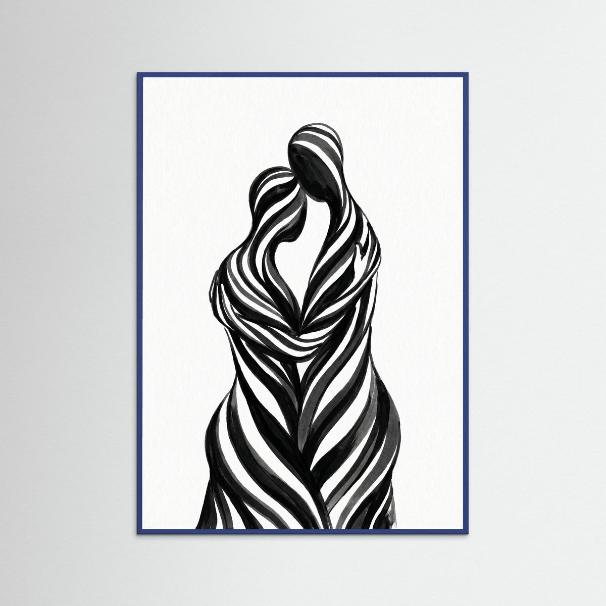 Blue Wood United Stripes