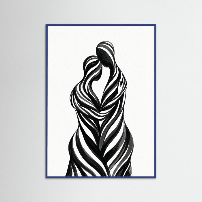 Blue Wood United Stripes