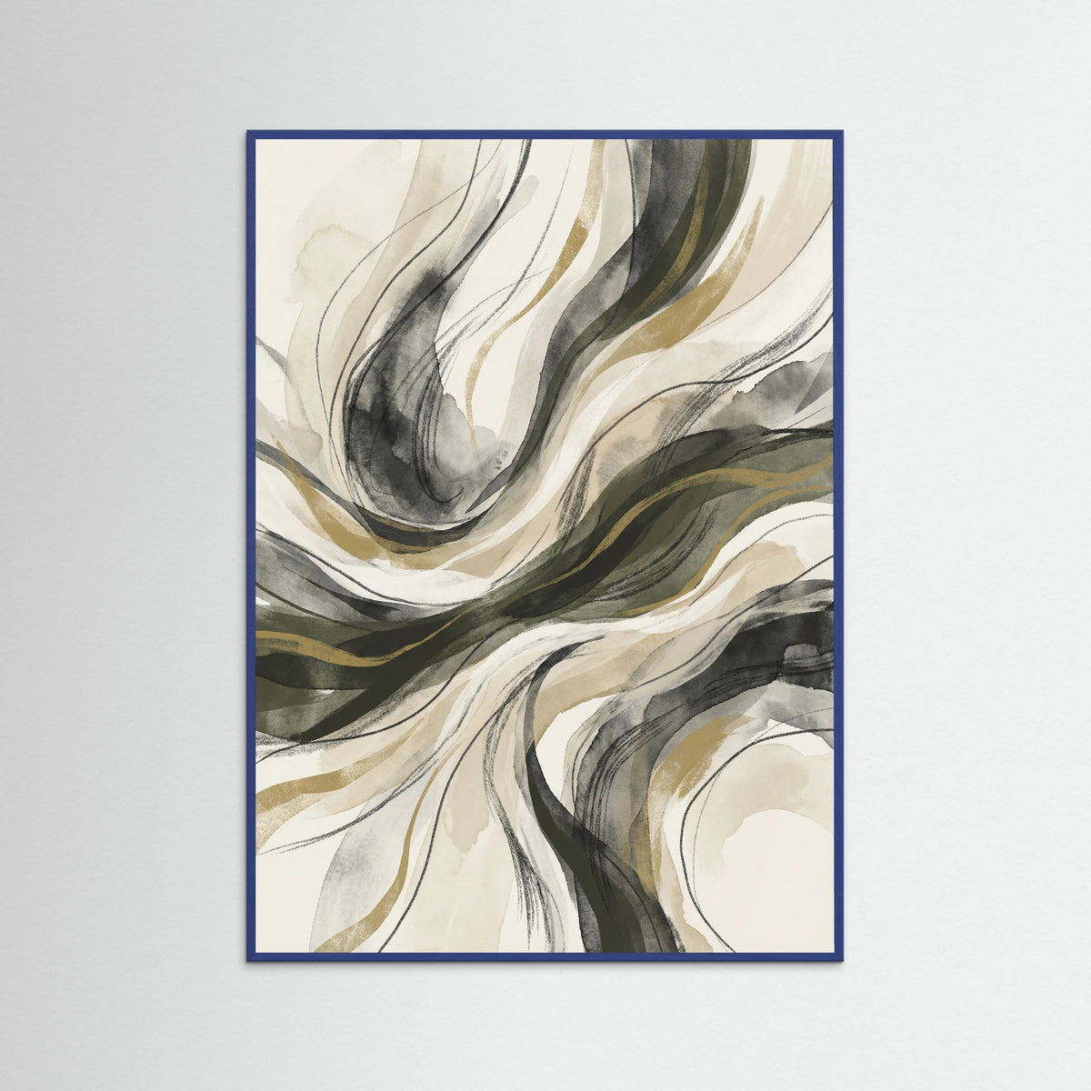 Blue Wood Untitled