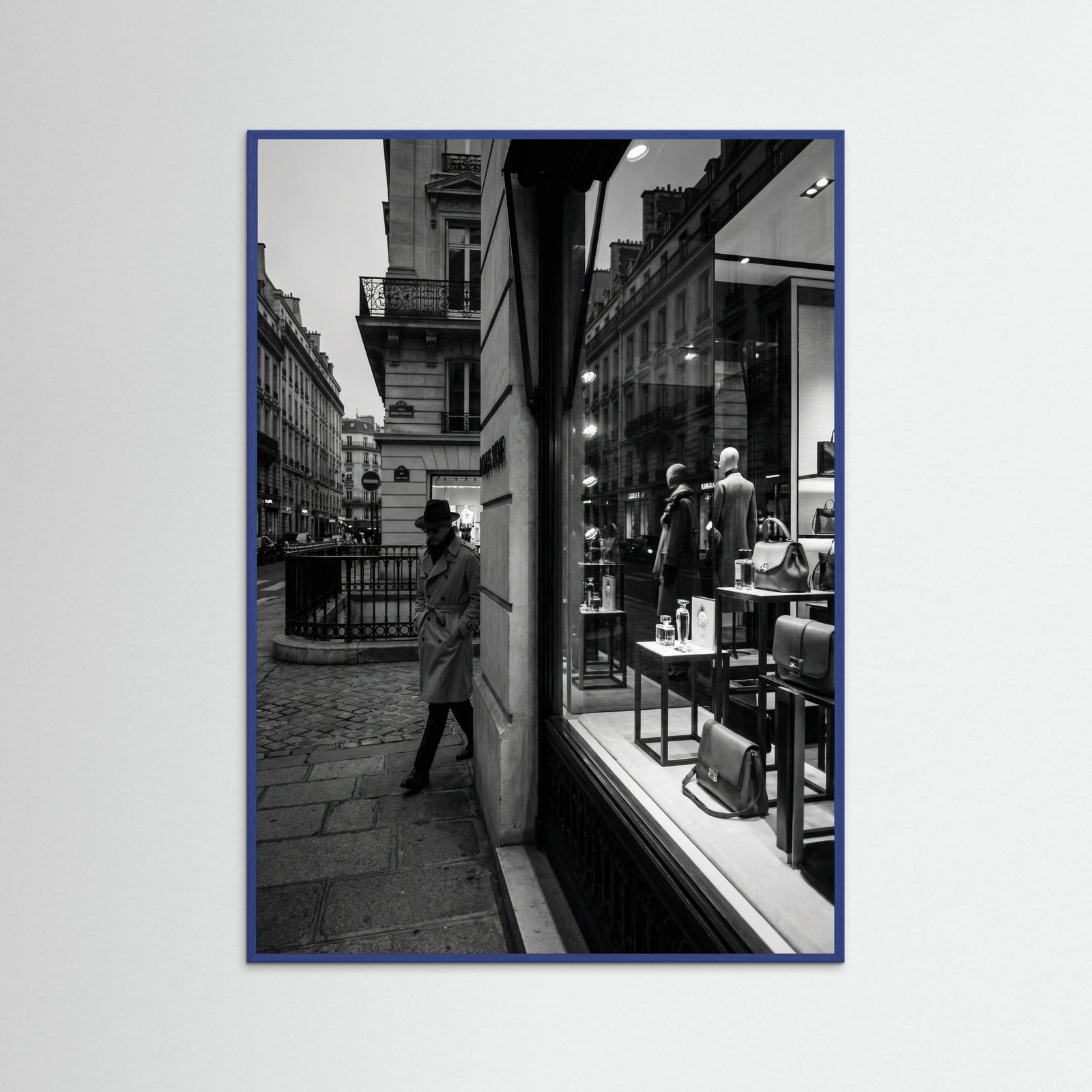 Blue Wood Urban Chic Elegance