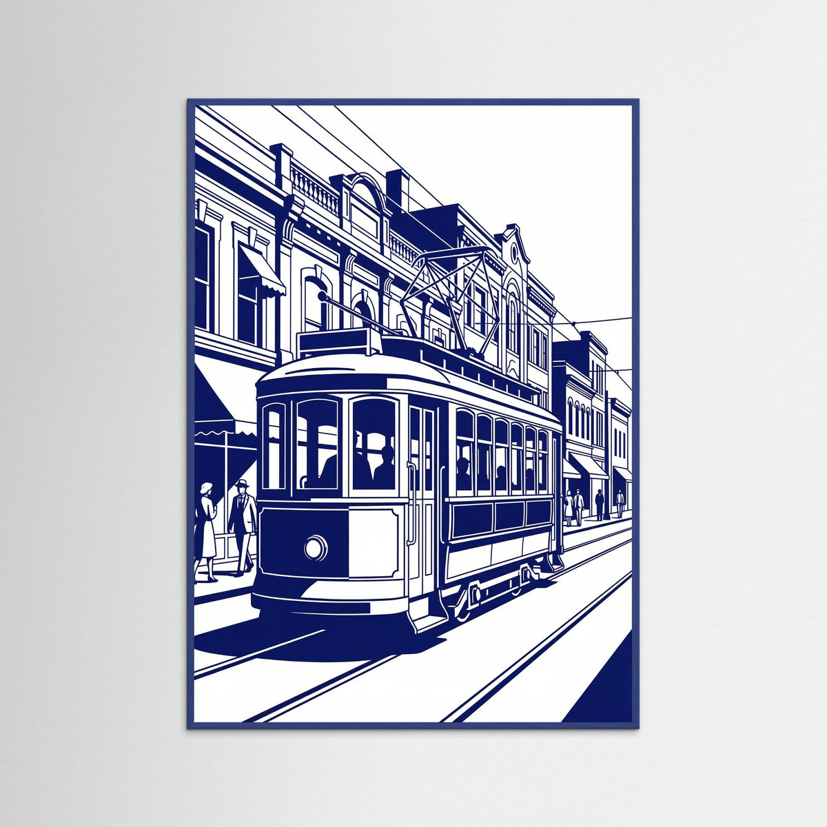 Blue Wood Urban Facade