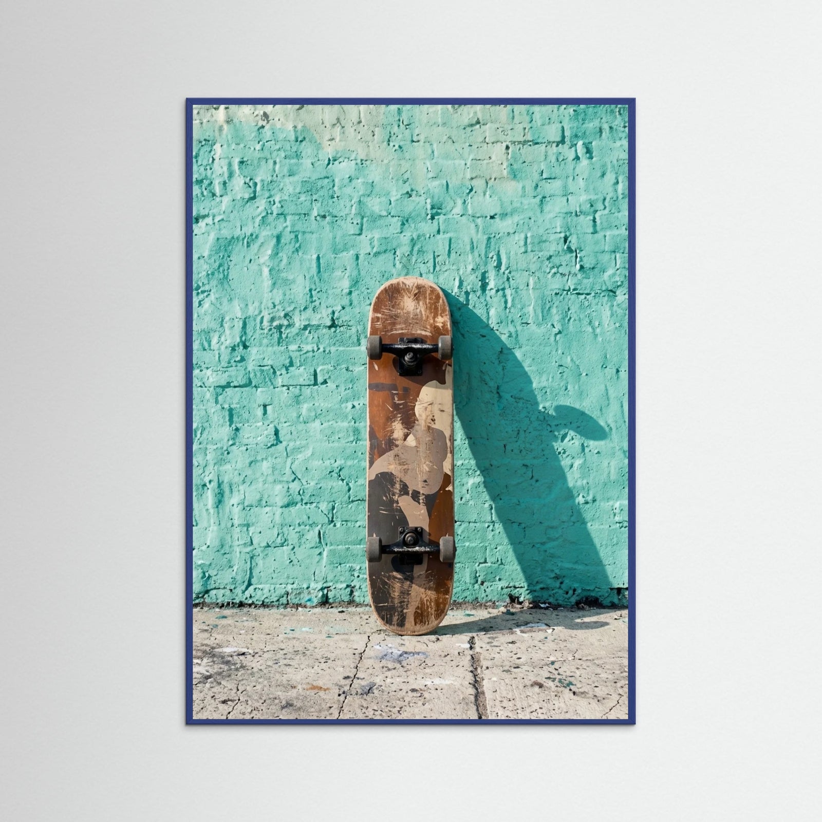 Blue Wood Urban Teal