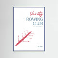 Varsity Rowing Club -juliste – juliste ja taidepainatus