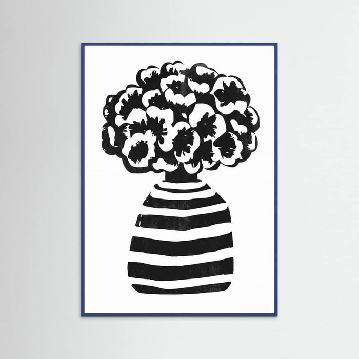 Vase Striped Poster – plakat og kunsttryk