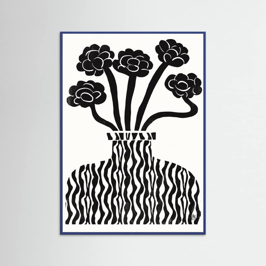 Poster Vase and Flowers 03 – poster e stampa artistica