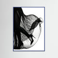 Blue Wood Veiled Elegance
