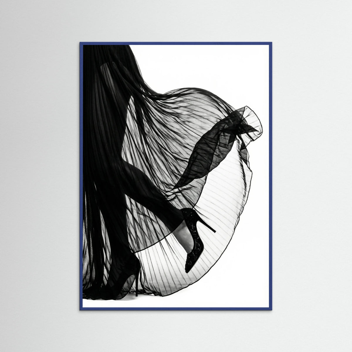 Blue Wood Veiled Elegance