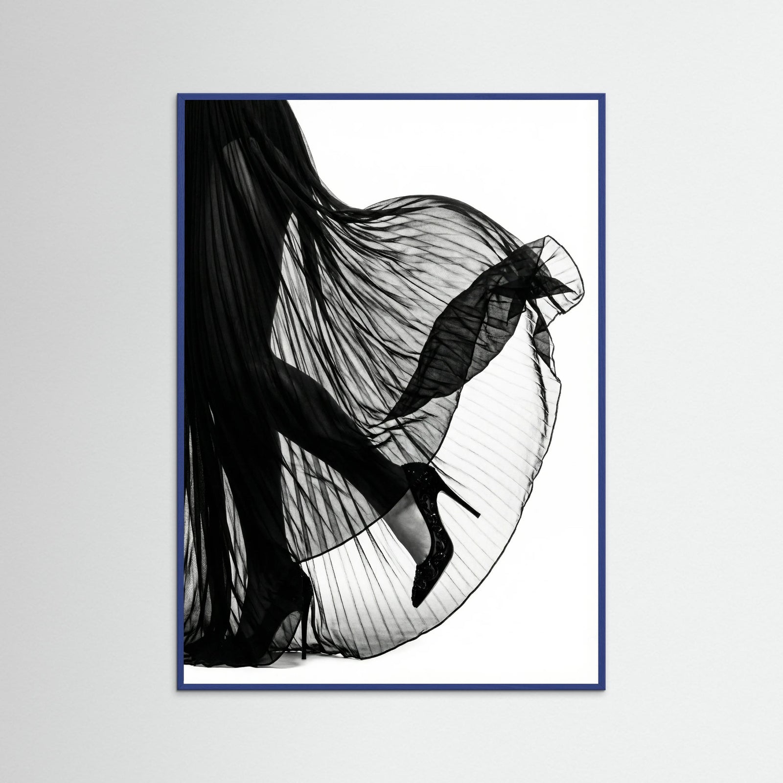 Blue Wood Veiled Elegance