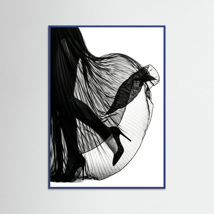 Blue Wood Veiled Elegance