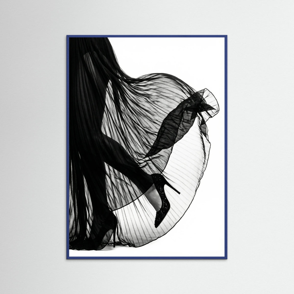 Blue Wood Veiled Elegance