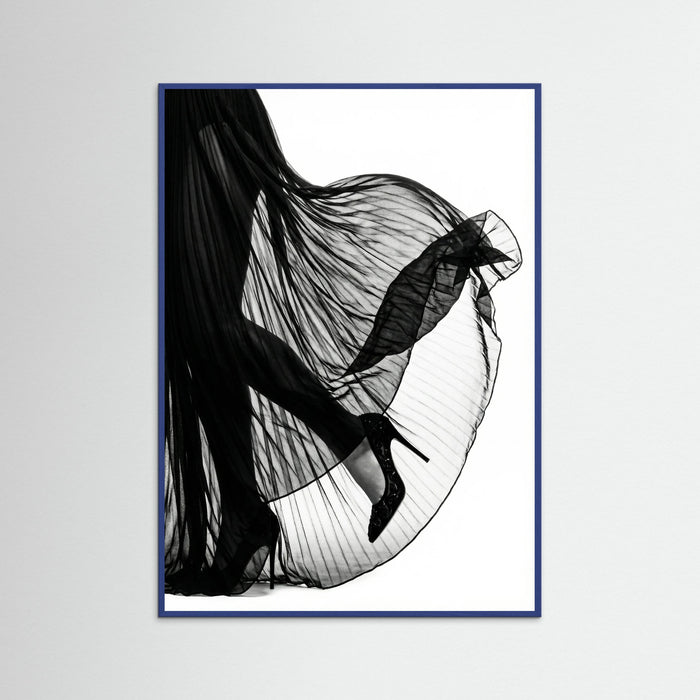 Blue Wood Veiled Elegance