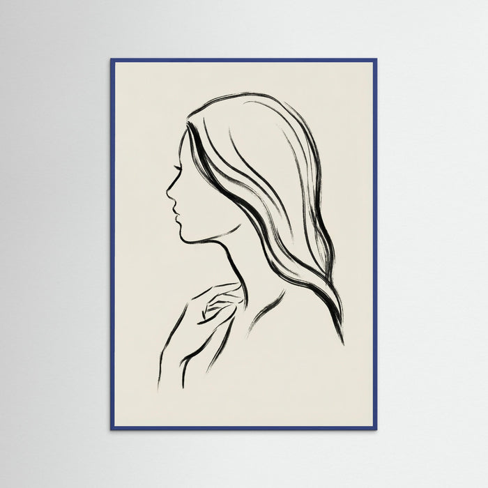 Blue Wood Veiled Grace