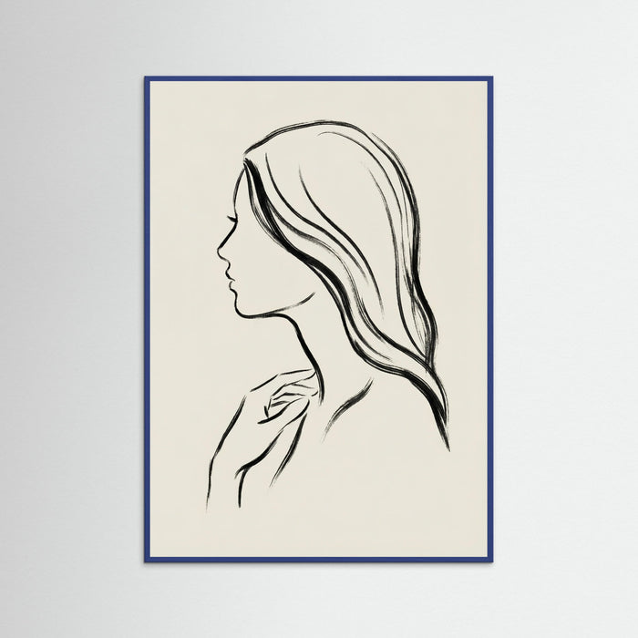 Blue Wood Veiled Grace