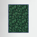 Blue Wood Verdant Acanthus Pattern