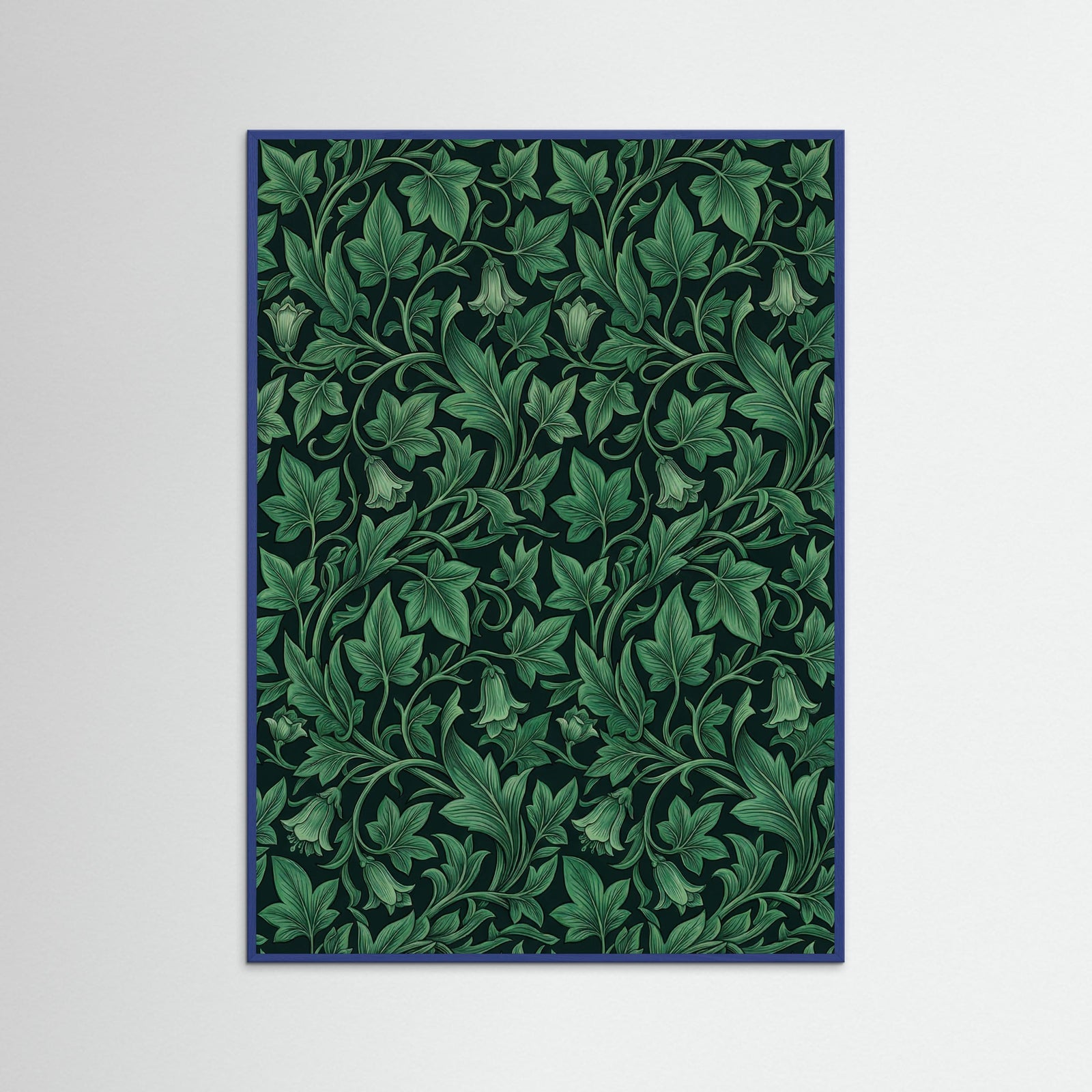 Blue Wood Verdant Acanthus Pattern