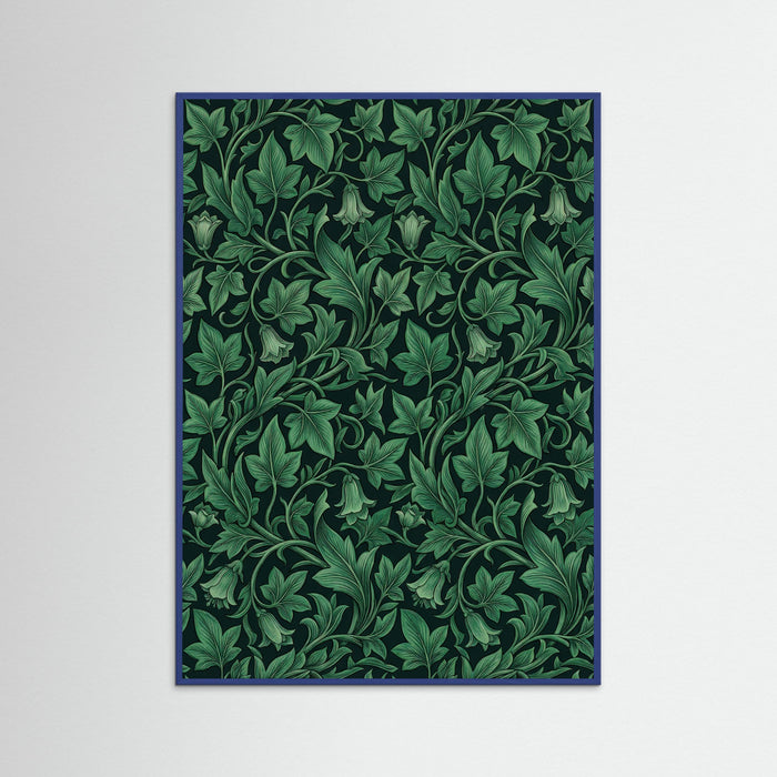Blue Wood Verdant Acanthus Pattern