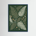 Blue Wood Verdant Bloom Vines