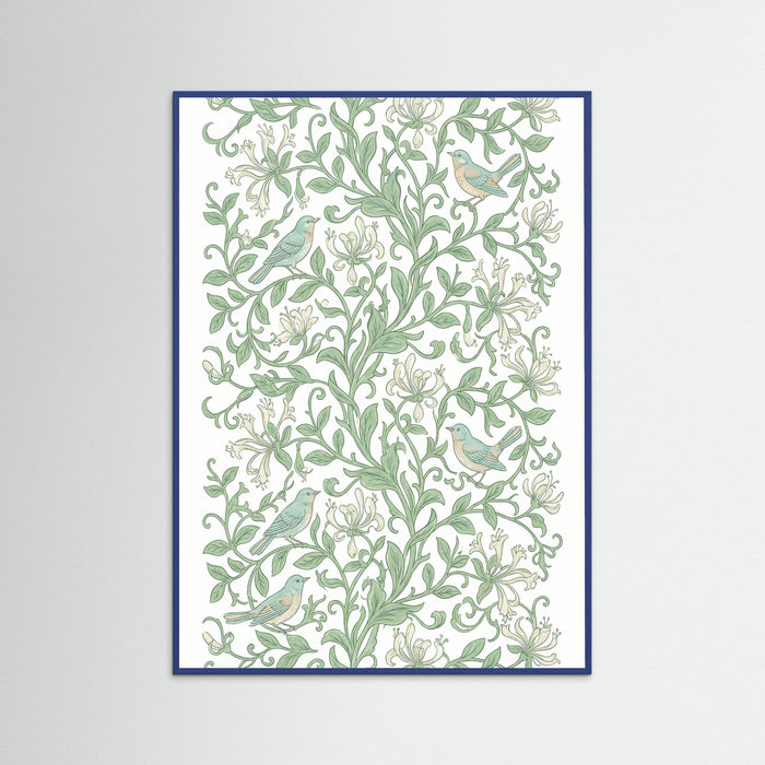 Blue Wood Verdant Bloom