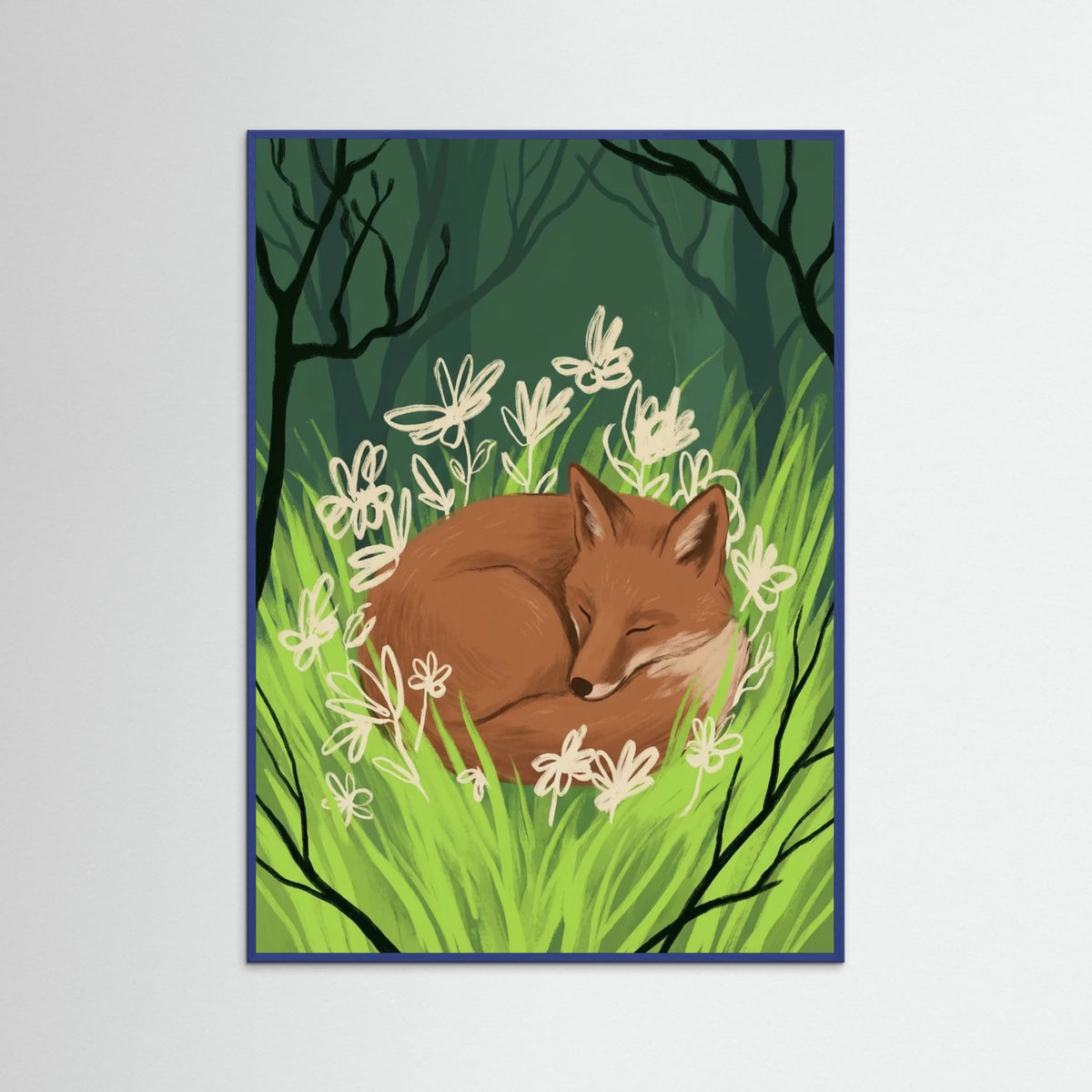 Blue Wood Verdant Embrace