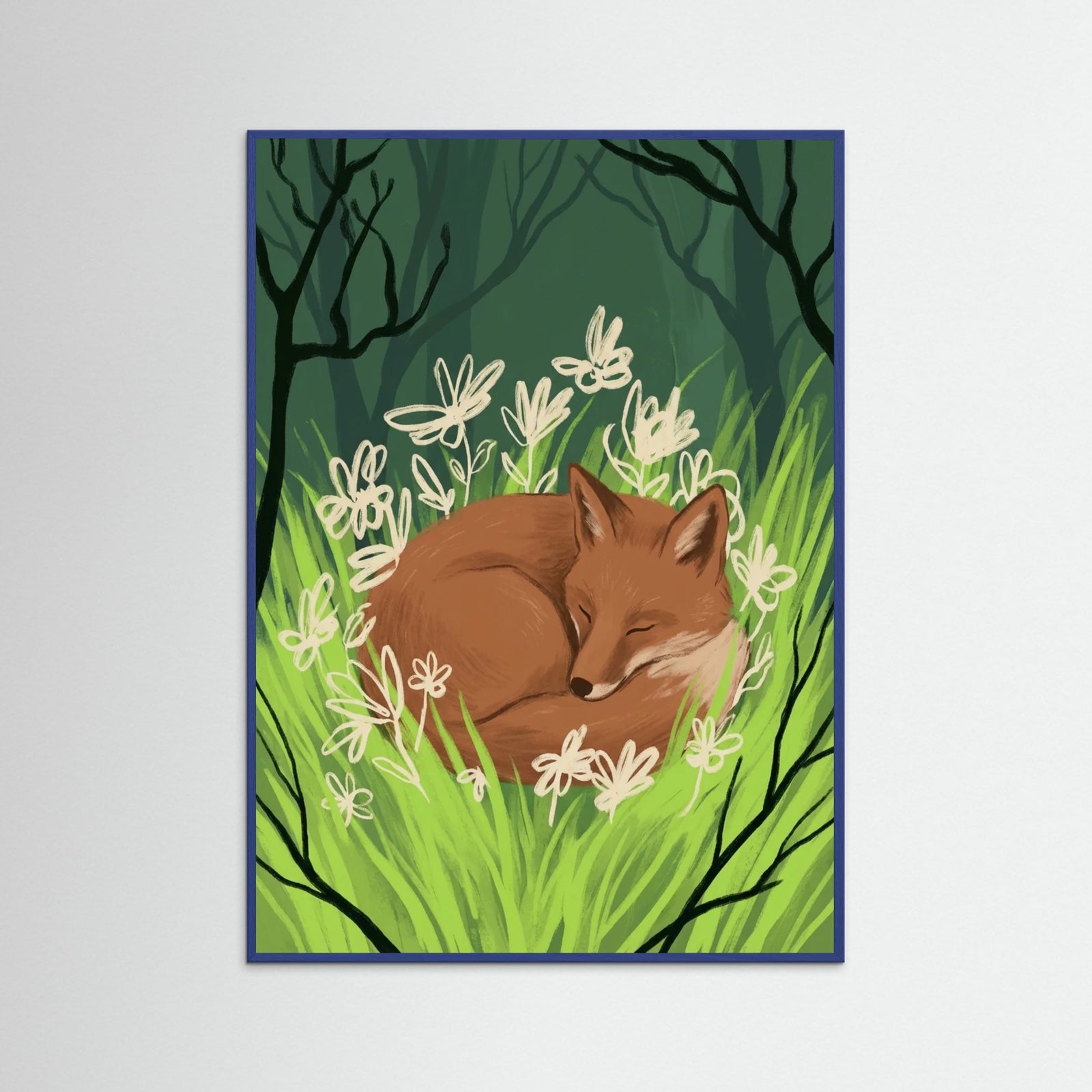 Blue Wood Verdant Embrace