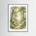 Blue Wood Verdant Embrace