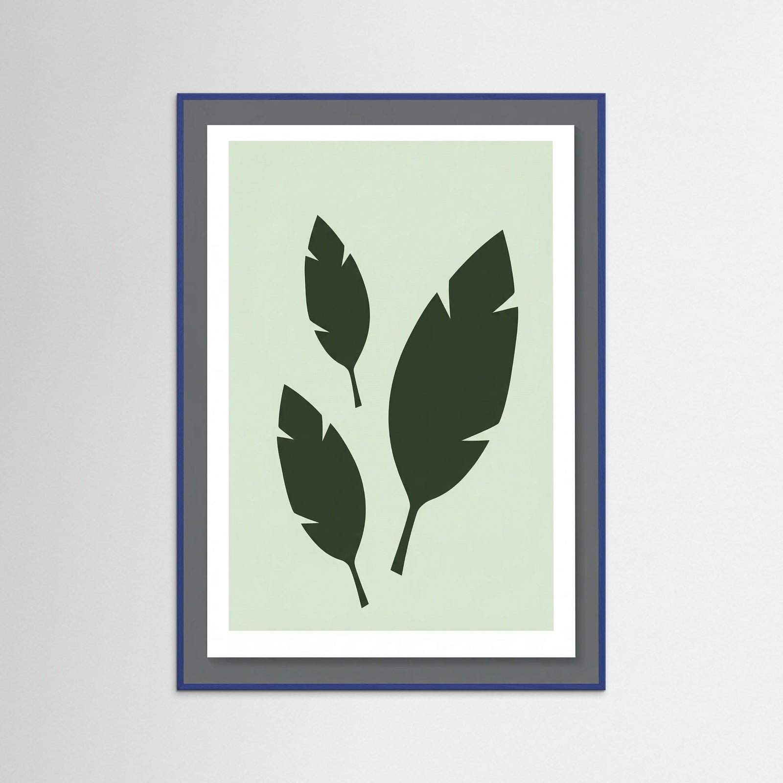 Blue Wood Verdant Silhouette