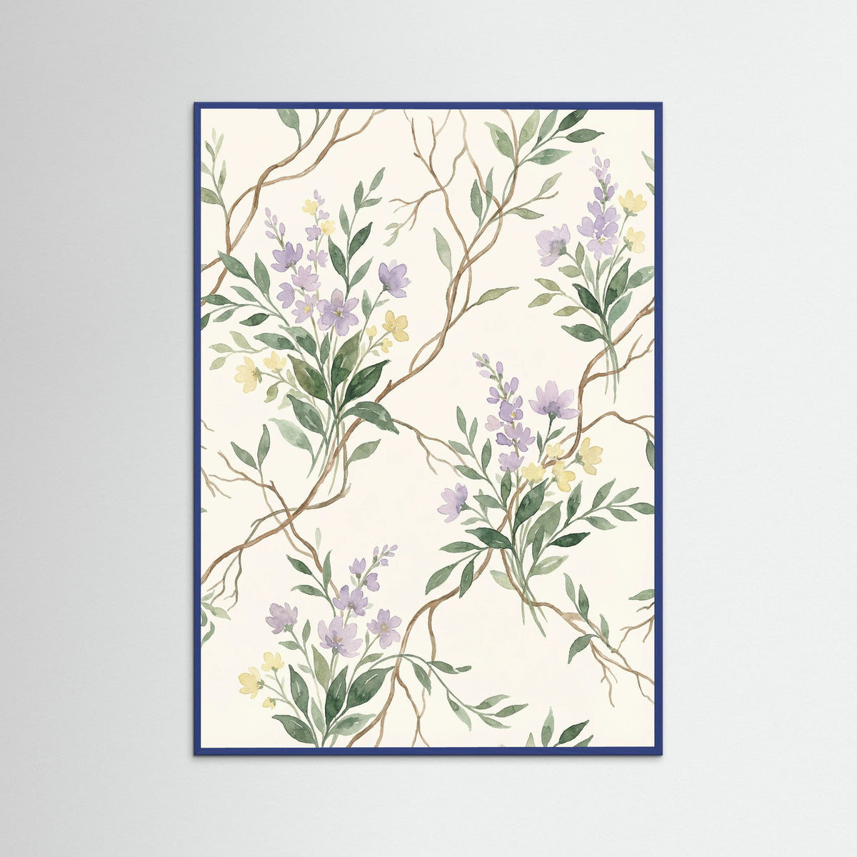 Blue Wood Verdant Vines