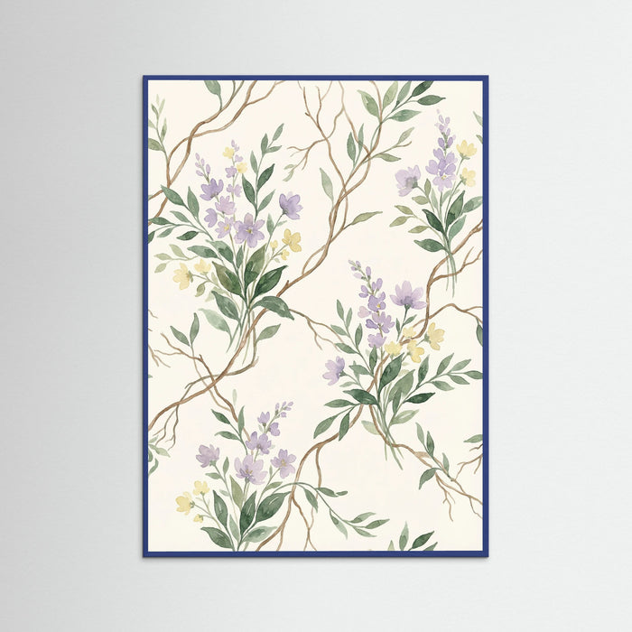 Blue Wood Verdant Vines