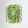Blue Wood Verdant Whirl