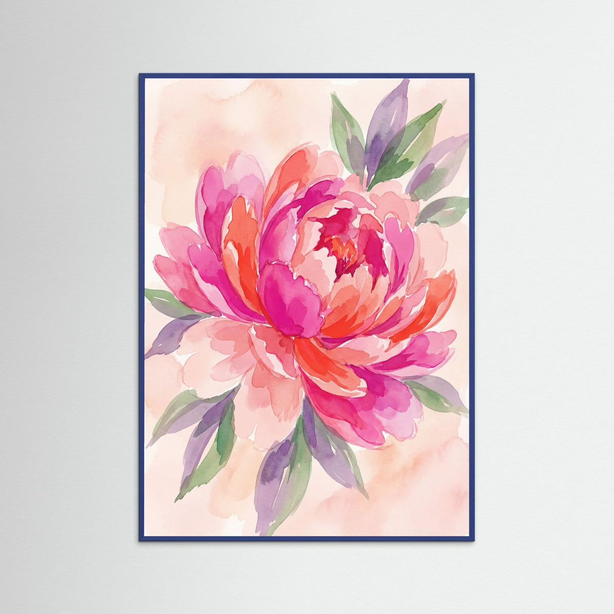 Blue Wood Vibrant Blush