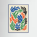 Blue Wood Vibrant Botanical Forms
