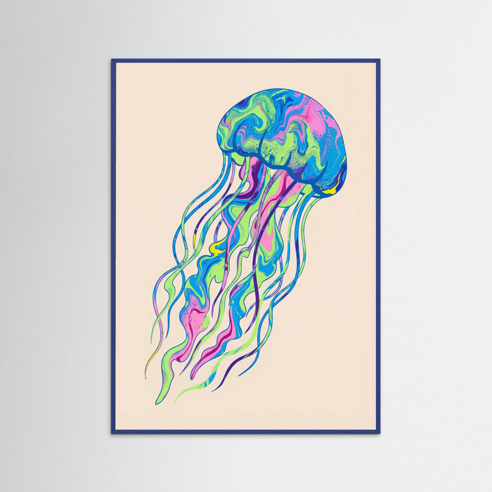 Blue Wood Vibrant Crustacean