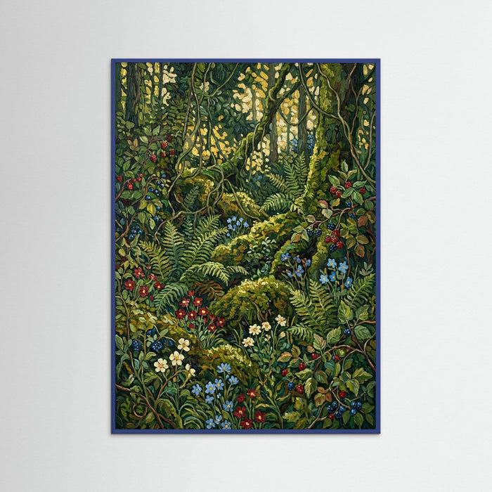 Blue Wood Vibrant Garden